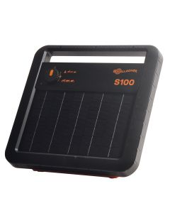 Gallagher S100 zonne-energie schrikdraadapparaat inclusief batterij (12V 7,2Ah)