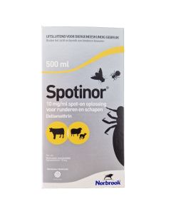 Spotinor 10mg/ml spot-on 500 ml en 2500 ml