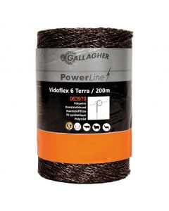 Vidoflex 6 PowerLine kunststofdraad terra, diverse lengtes