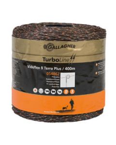 Vidoflex 9 TurboLine Plus kunststofdraad terra, 400 meter